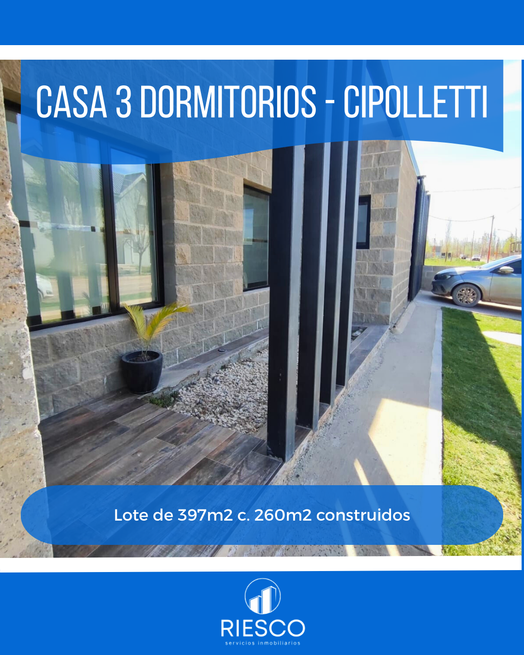 Casa 3 dorm. Cipolletti