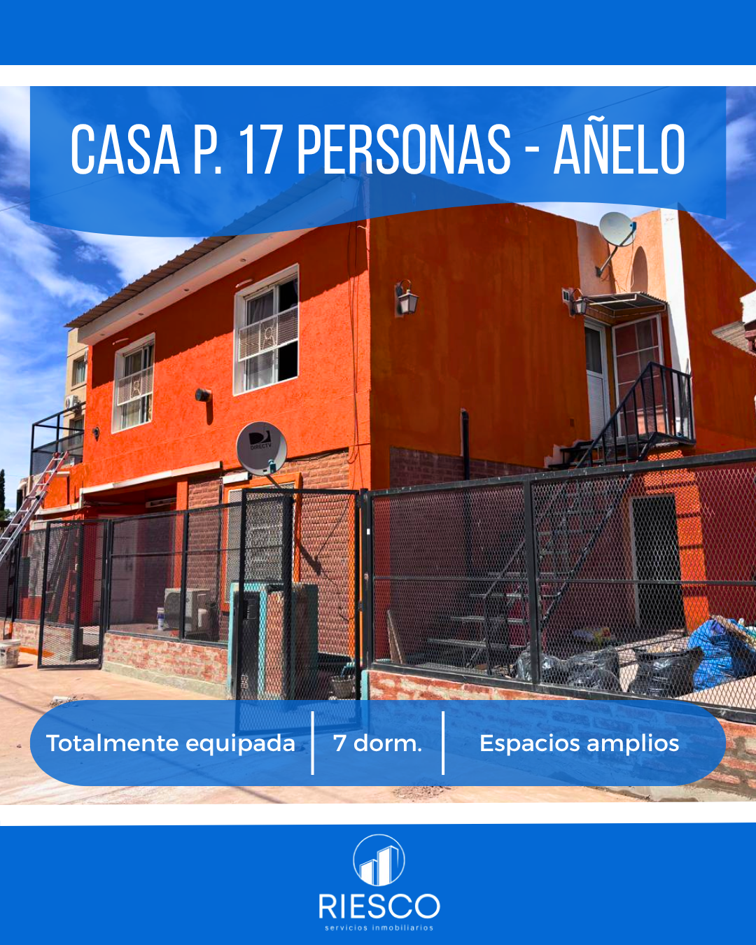 Casa Añelo 7 dorm.